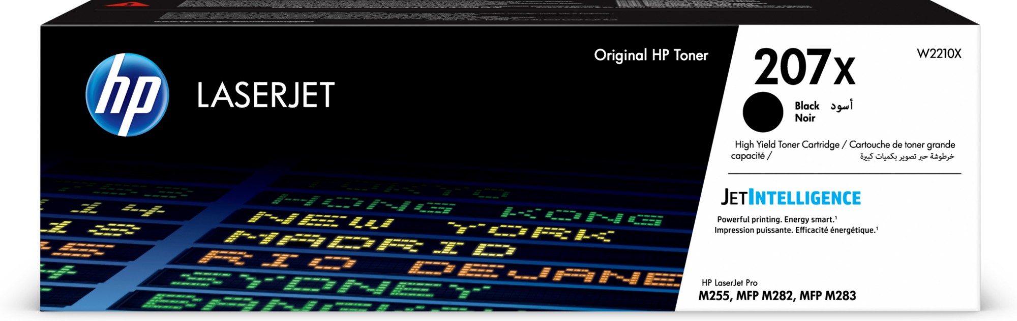 HP Original 207X Black High Capacity Toner Cartridge W2210X